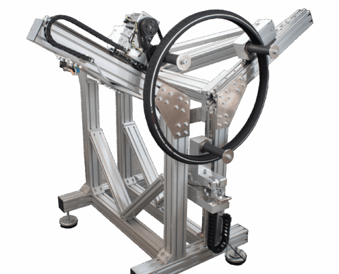 CUSTOM MACHINE FOR BICYCLE TYRESTESTING