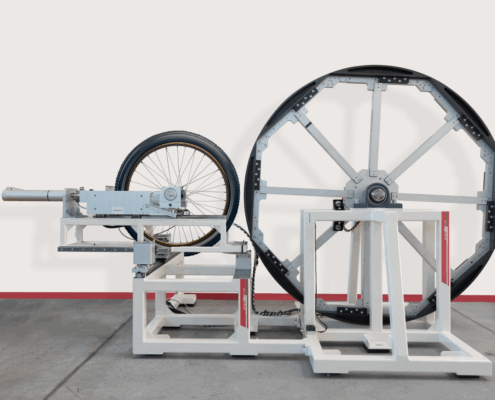 MACHINE FOR BICYCLE TYRESTESTING ROLLING RESISTANCE