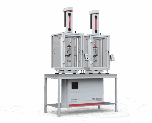 bike seats characterization test machines